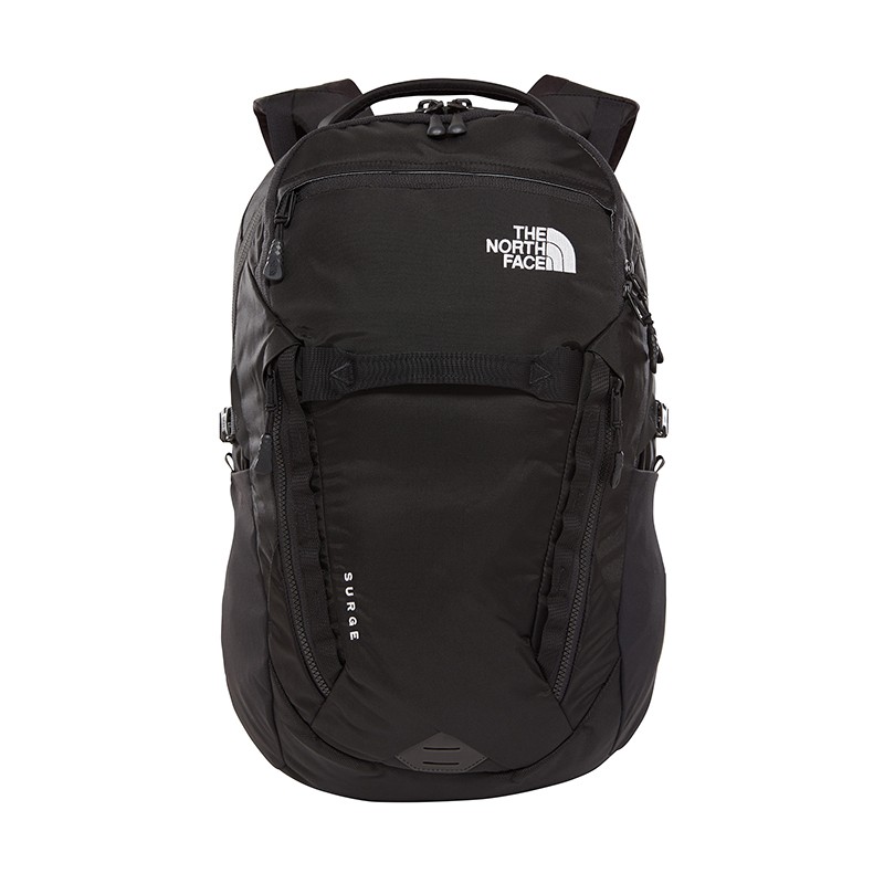 north face black back pack